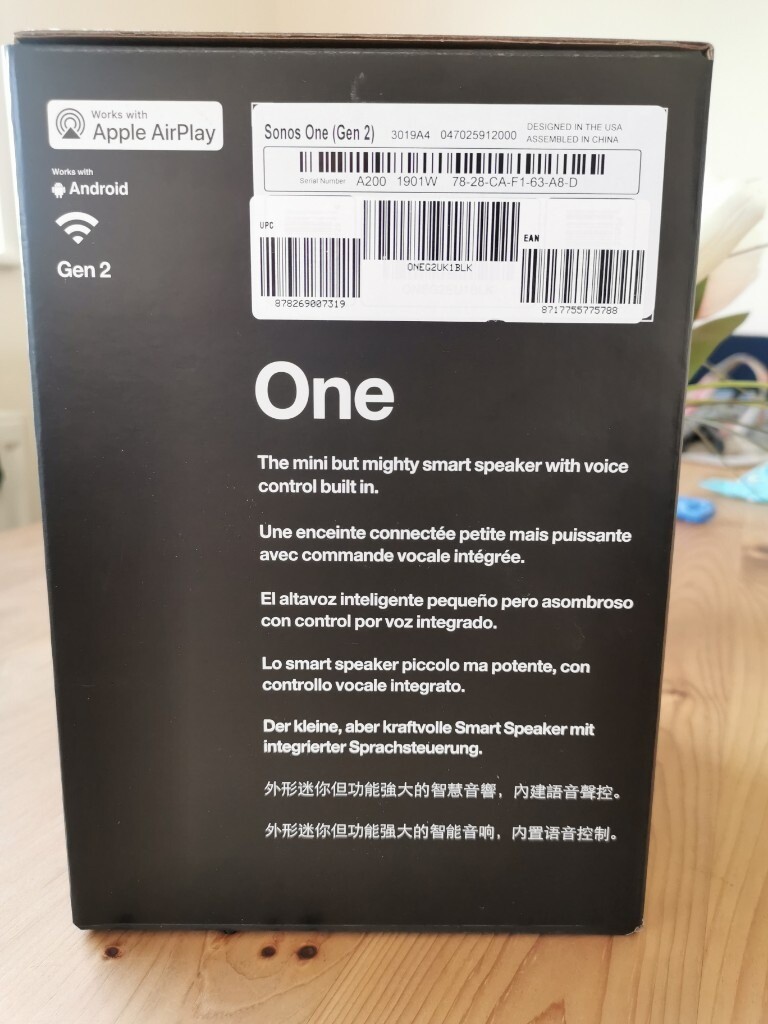 argos sonos one gen 2